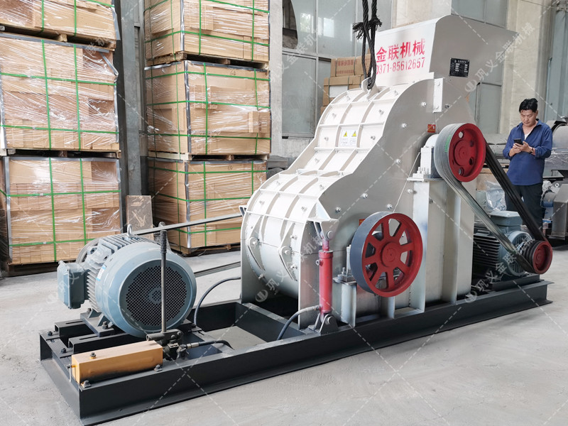 ?中型雙級粉碎機發甘肅平陽破碎煤矸石